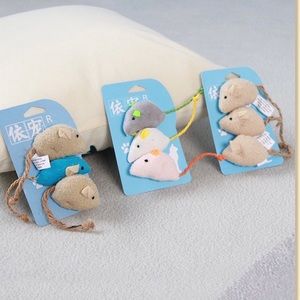 Ratting small catnip cat toy kitten toys